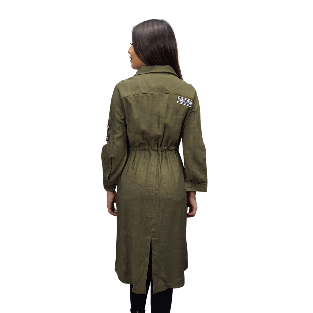 Chaqueta Vero Moda Verde Style CYNTHIA PATCH L/S COAT(MM)