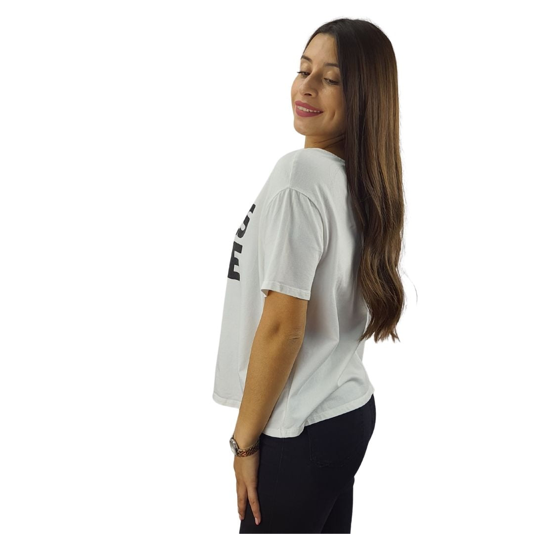 Polera Vero Moda Blanca Style FAINA S/S TOP CL11(NN)