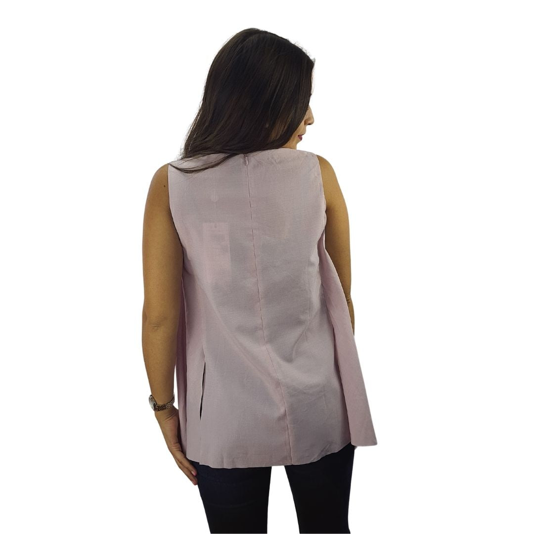 Blusa Vero Moda Rosa Vieja Style HONEY S/L WOVEN TOP(VMC-TP)