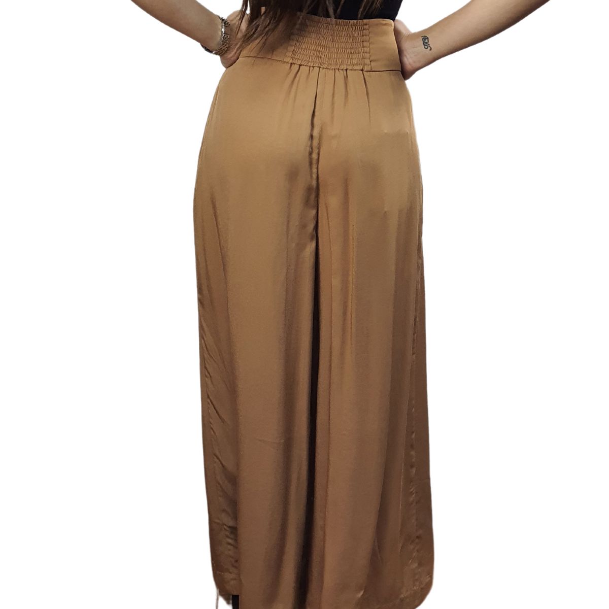 Pantalon Vero Moda Marron Claro Style ARIA SOFT 9/10 LOOSE PANTS(VMC-NC)