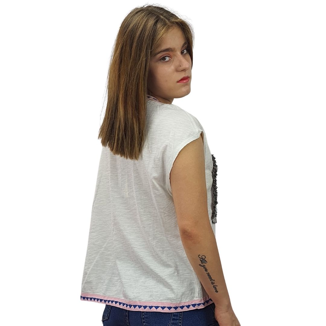 Polera Rapsodia Edit Knit Blanco
