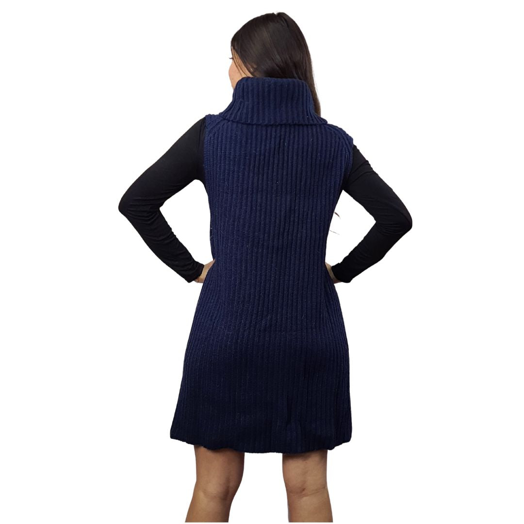 Vestido Vero Moda Azul Style PENCIL S/L KNIT SET(MW-EC-3)