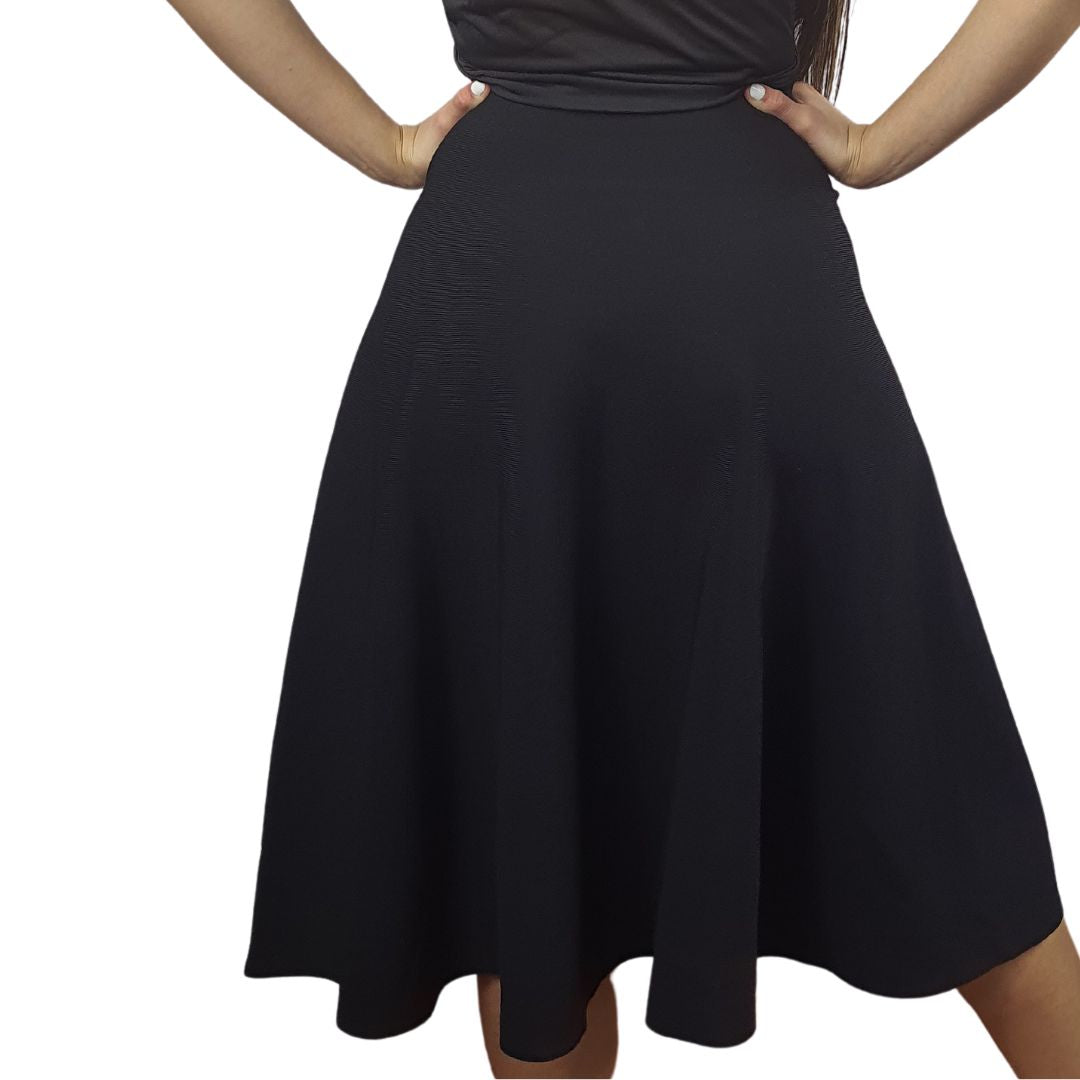 Falda Vero Moda Negro Style SUNSHINE KNIT SKIRT(VMC-NL)
