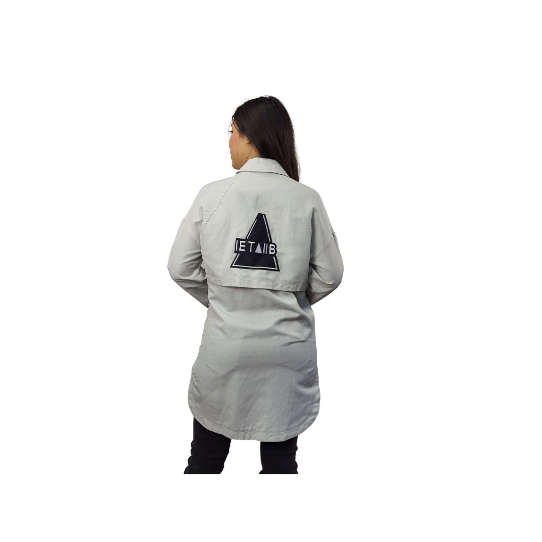 Chaqueta Vero Moda Gris Claro Style PLUTO L/S COAT(MM)