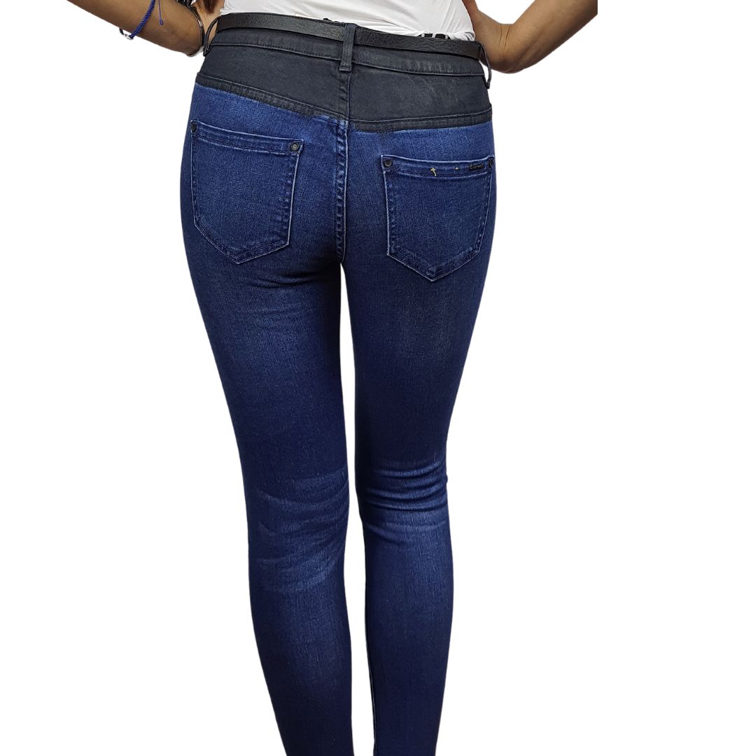 Jeans Vero Moda Azul Style EAGLE 9/10 MW X-SLIM JEANS(MM)