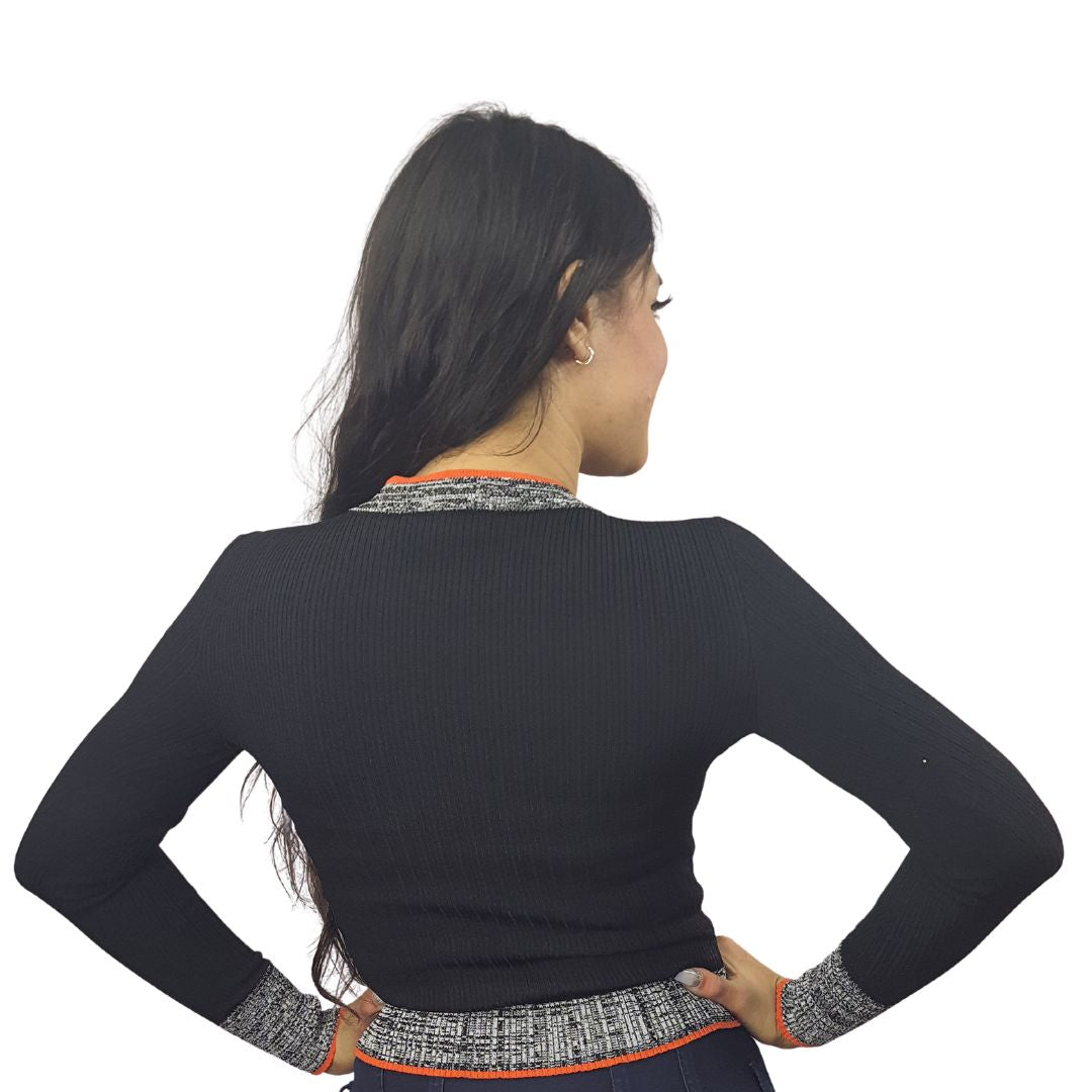 Sweater Vero Moda Negro Style HARRY L/S KNIT(UM)