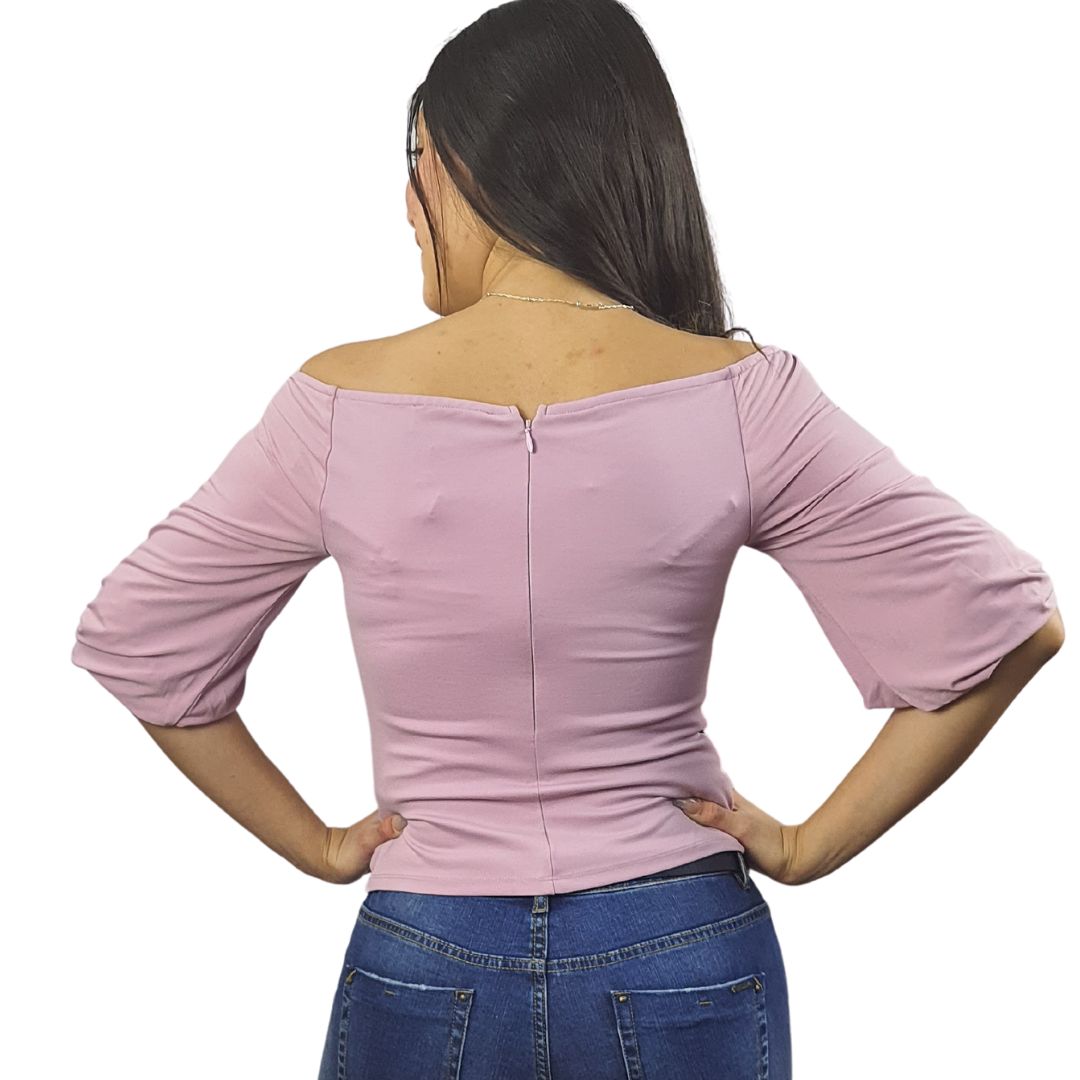 Blusa Vero Moda Rosa Vieja Style LIZ 1/2 TOP(NL)
