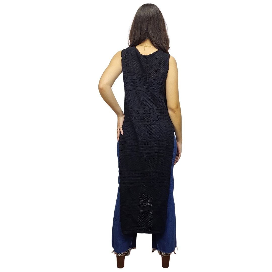 Tapado Vero Moda Negro Style OLIVE S/L KNIT(NE-EC-3)