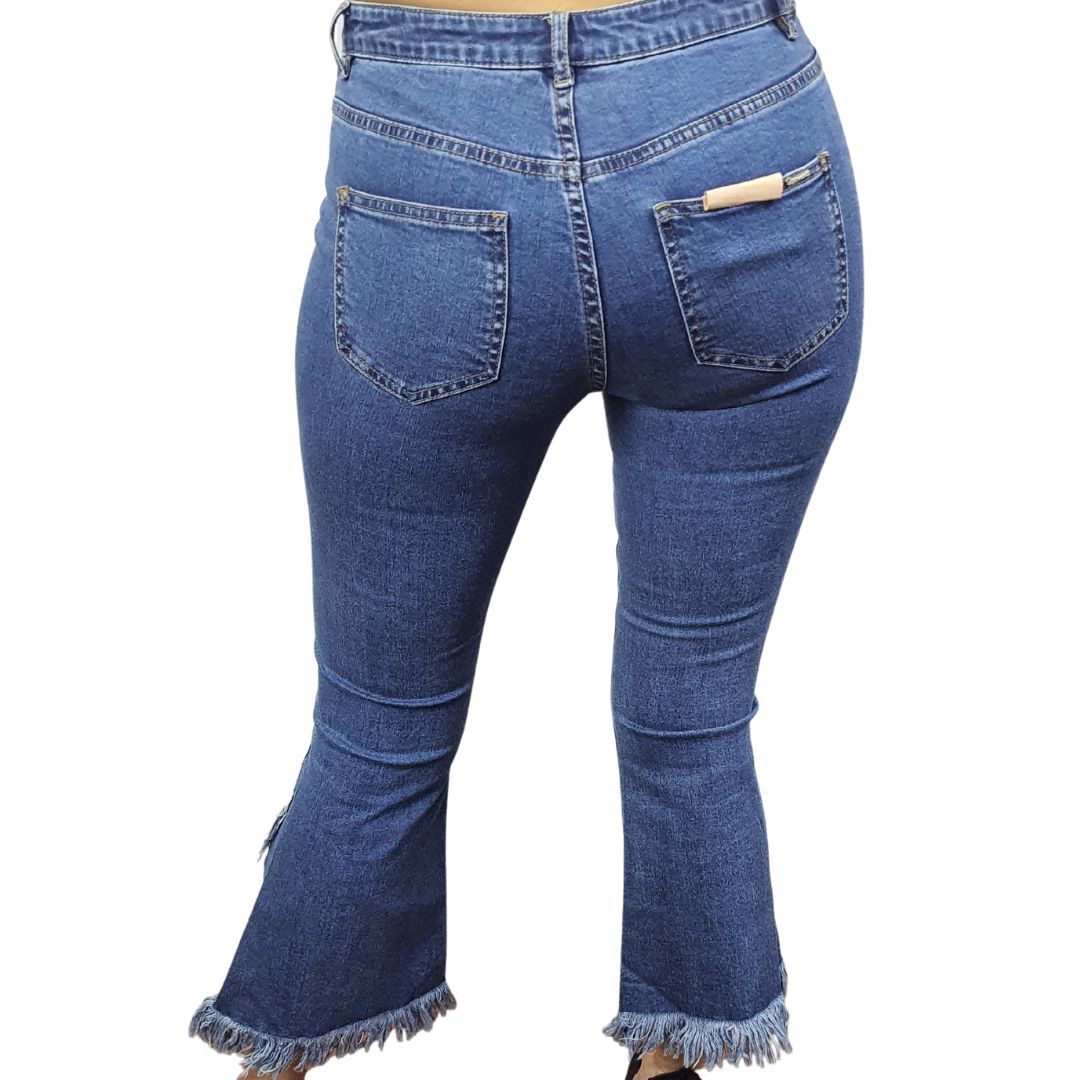 Jeans Vero Moda Azul Style MODEST BAMBOO 9/10 MW SB JEANS(NR)