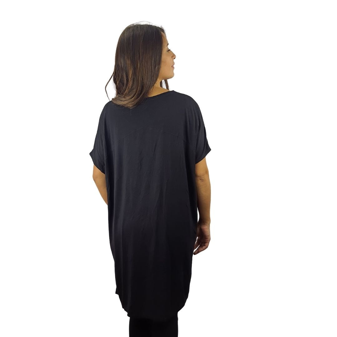 Blusa Vero moda Negro Style ANVNAN 3/4 TOP(DR)
