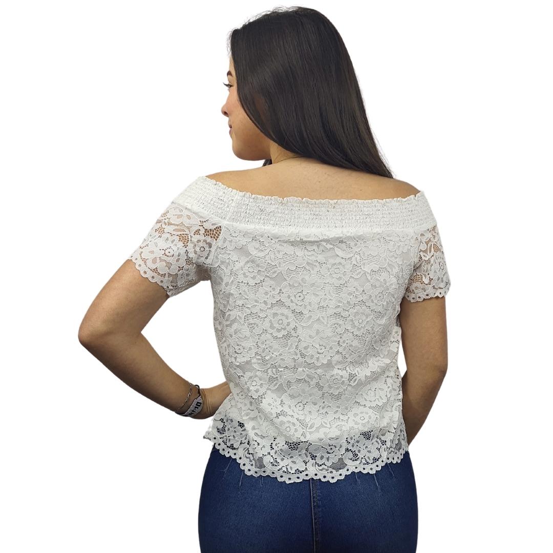 Blusa Vero Moda Blanco Style SASHIMI S/S TOP(NN)