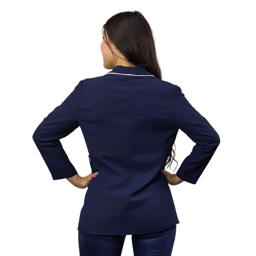 Blazer Vero Moda Azul Oscuro Style PAJAMA 7/8 BLAZER(VMC-SD)