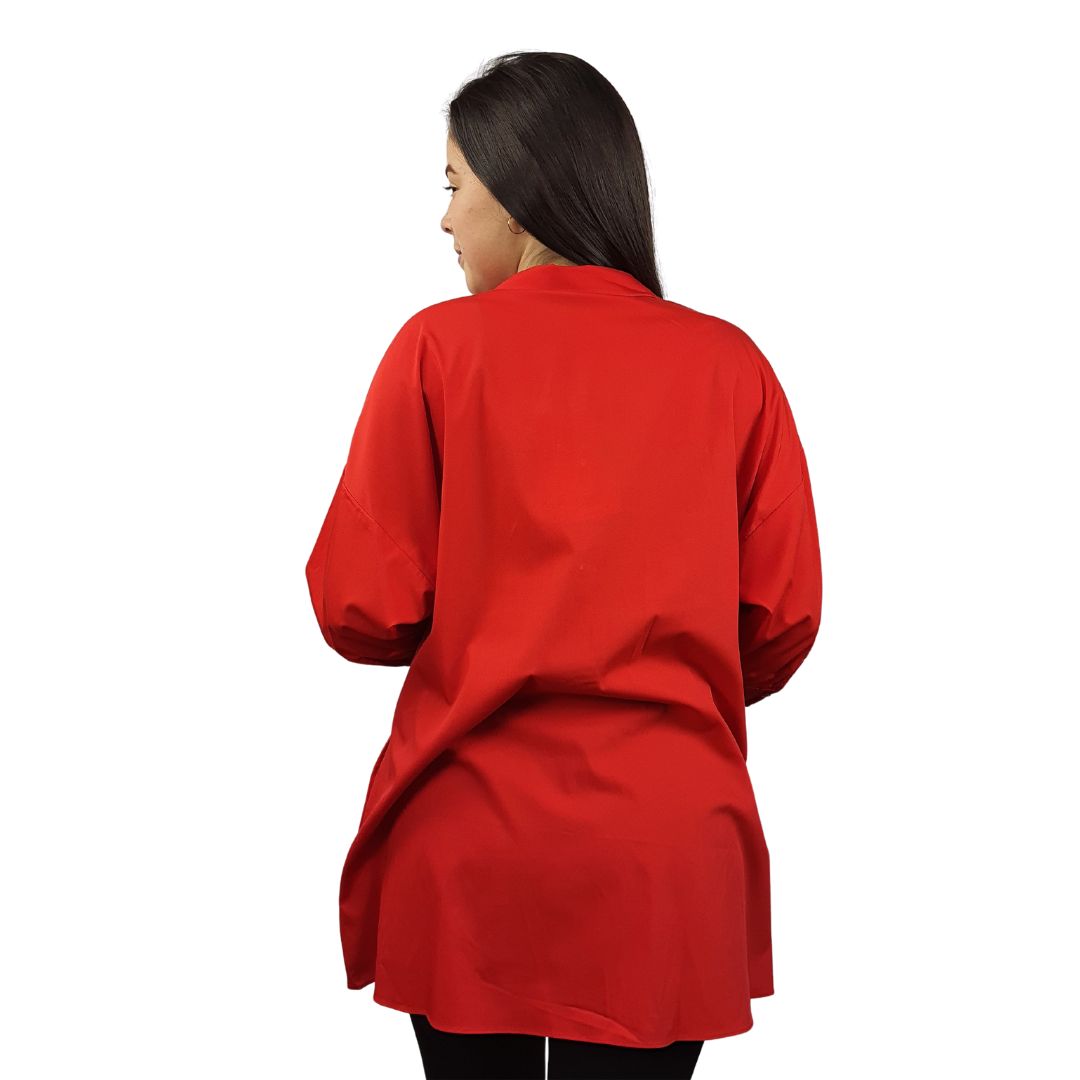 Camisa Veromoda Rojo Style APPRECIATE 3/4 SHIRT(MW-EC-2)