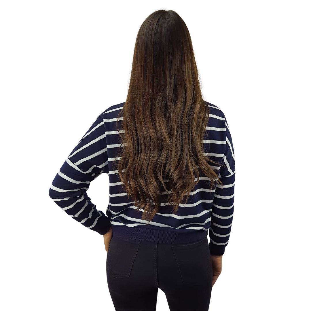 Sweater Vero Moda Azul Style WANDA L/S SWEAT(HOMEWEAR)