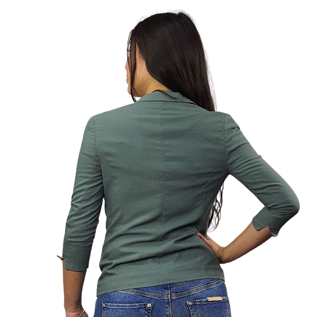 Blazer Vero Moda Verde Style BUBBLE 7/8 BLAZER(VMC-SD)