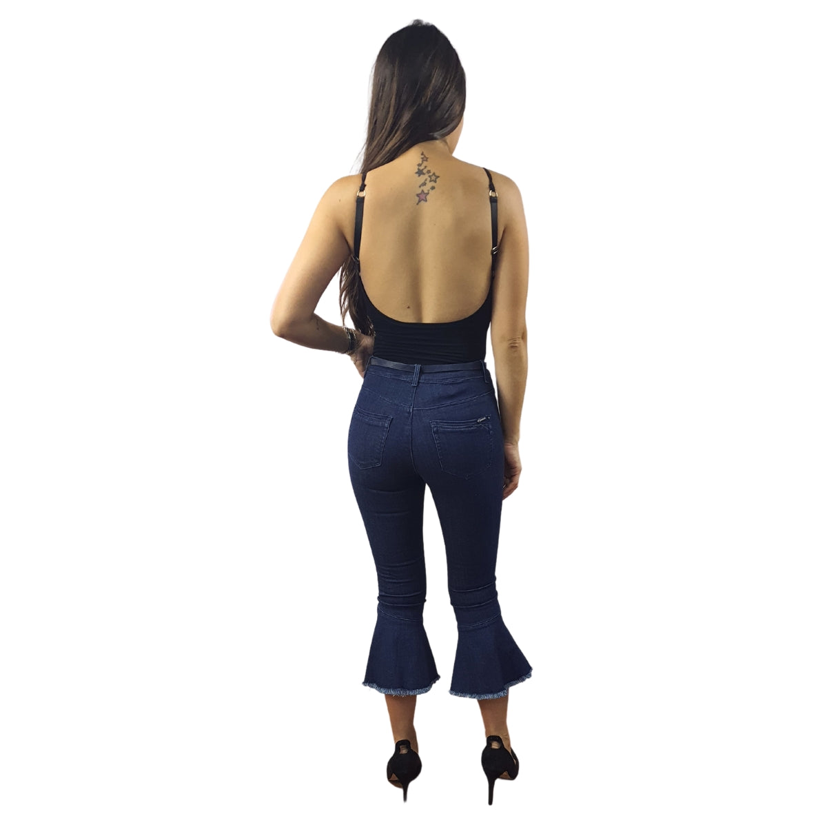 Pescador Vero Moda Azul Oscuro Style DESTINE 7/8 MW SB JEANS(BJ)