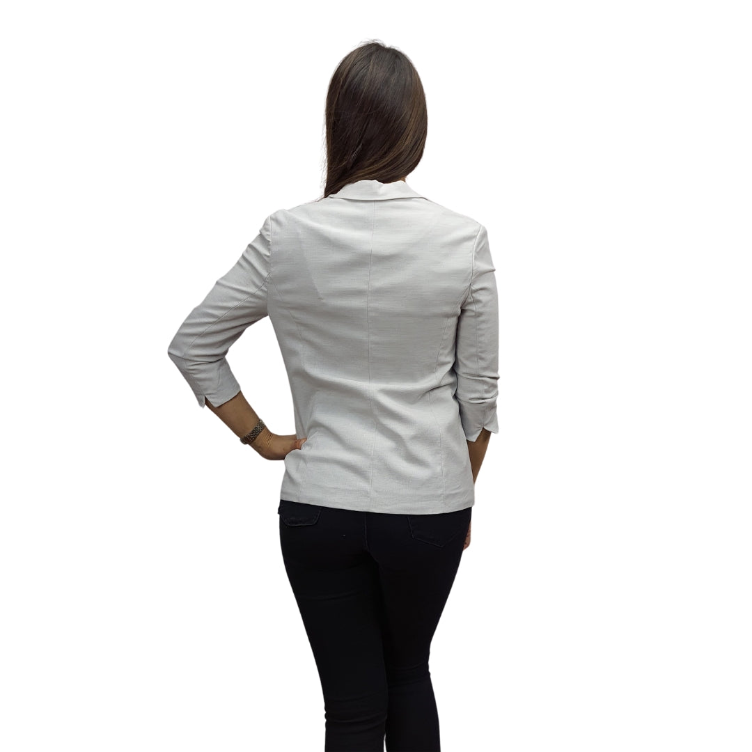 Blazer Vero Moda Gris Claro Style BUBBLE 7/8 BLAZER(VMC-SD)