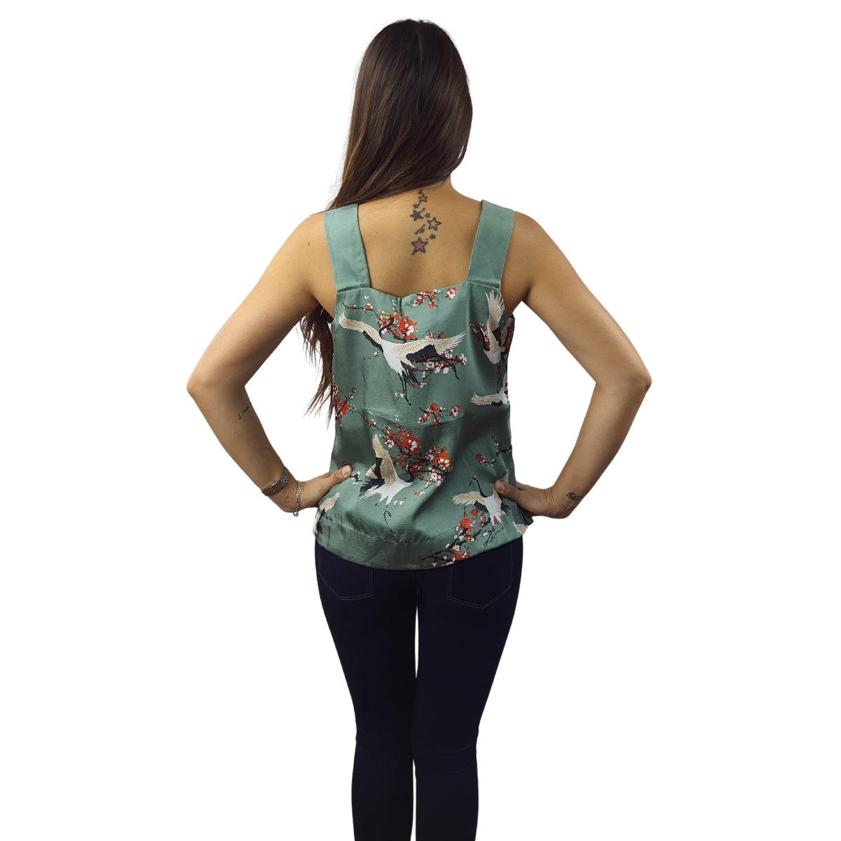 Top Vero Moda Verde Style HENRY S/L TOP(HOMEWEAR)