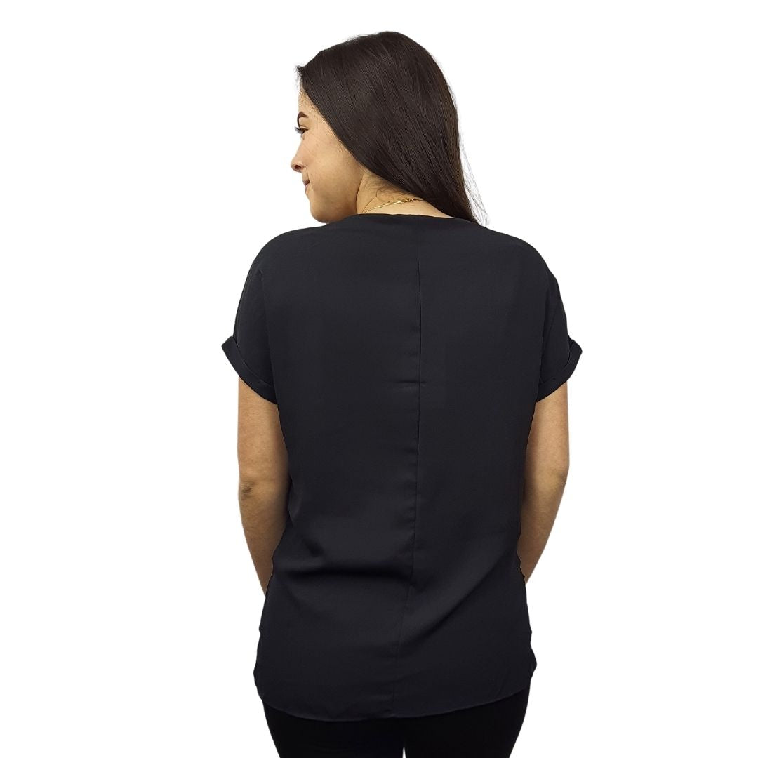 Blusa Vero Moda Negro Style KATHY S/S TOP(NE-CT-2)