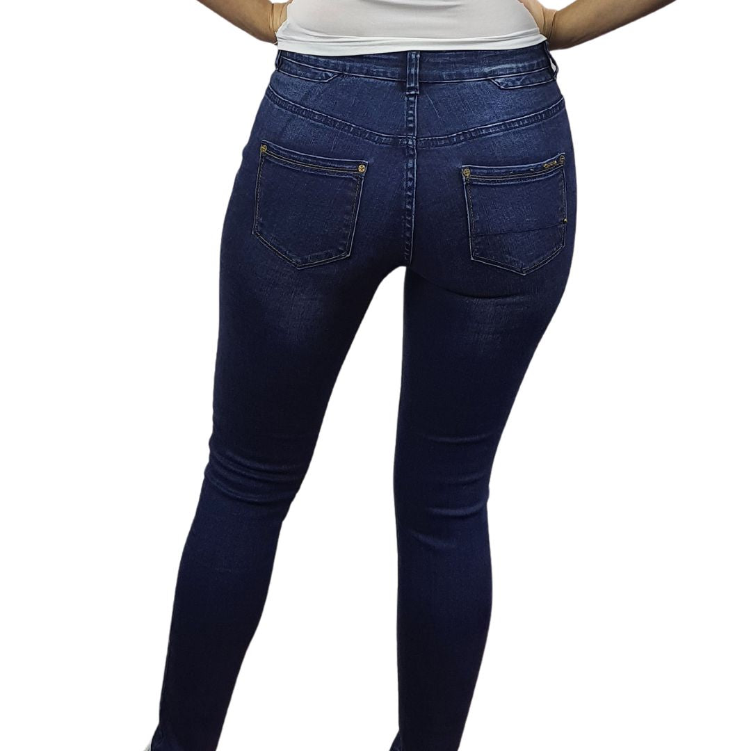 Jeans Vero Moda Azul Style CALENDAR MID WAIST X-SLIM JEANS(BN-EC-1)