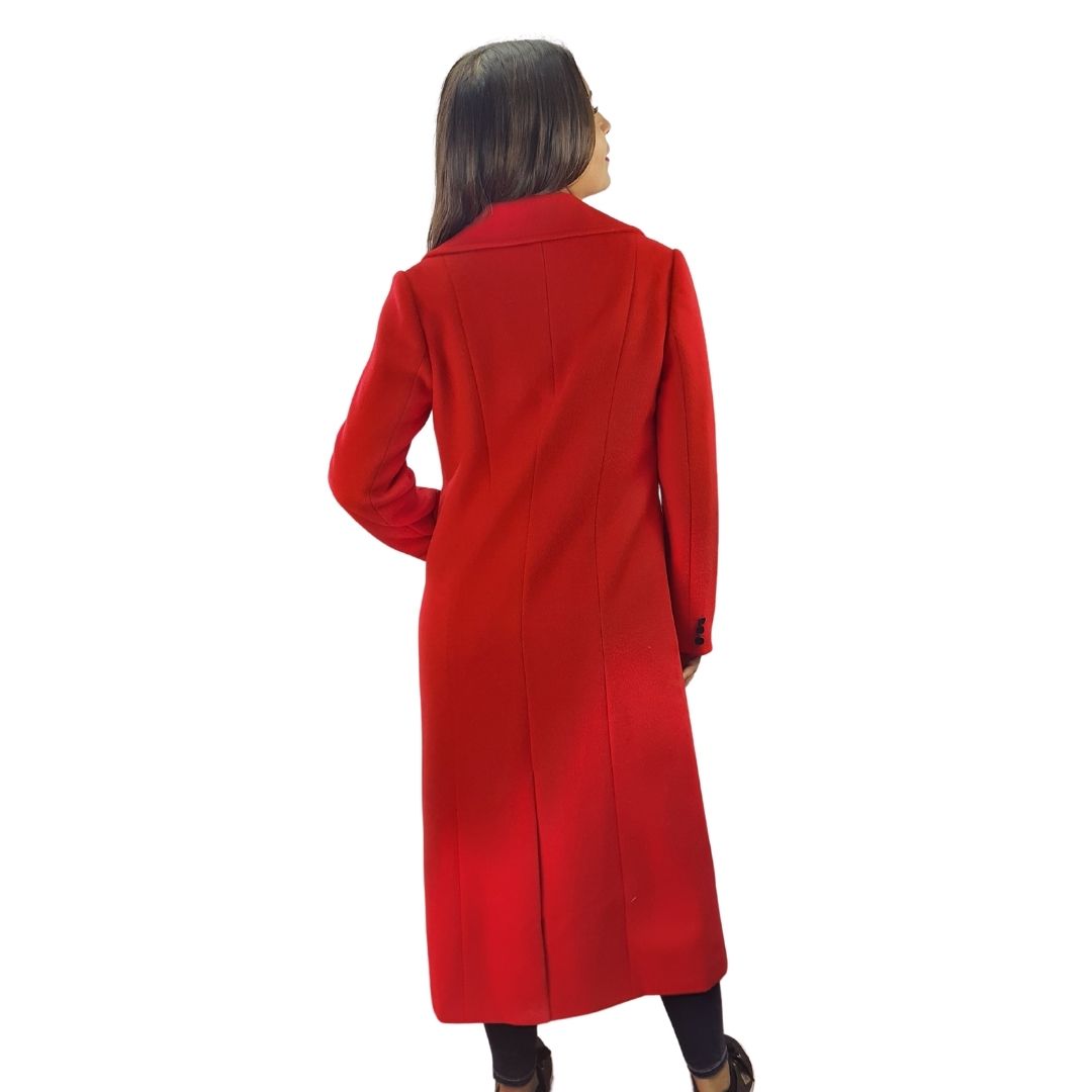 Blazer Vero moda Rojo Style KEY L/S WOOL COAT(LL)