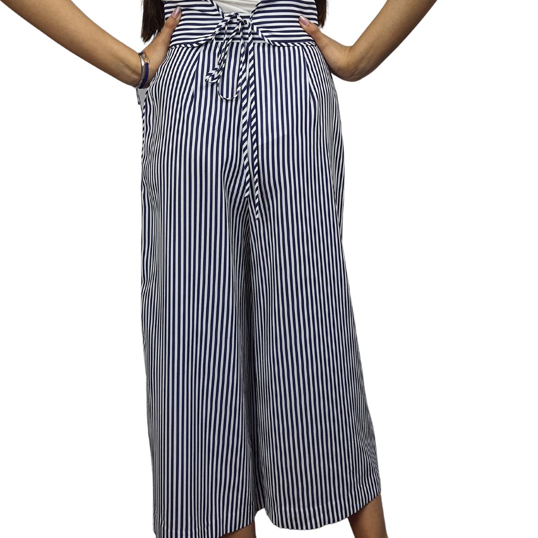 Pantalon Vero Moda Azul Style TRIFLE 7/8 HW WIDE PANTS(FL)
