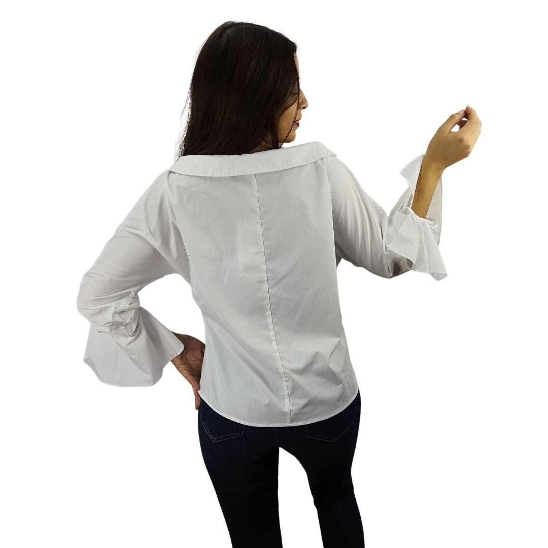 Blusa Vero moda Blanco Style NICE LOVE 3/4 SHIRT(FL)