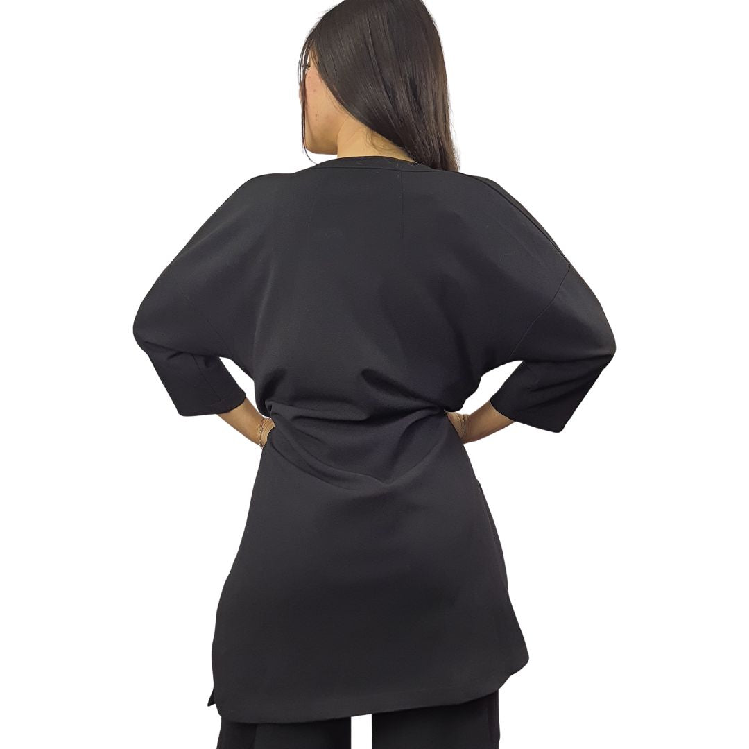 Blazer Vero Moda Negro Style DIAN 7/8 SWEAT COAT(MM)