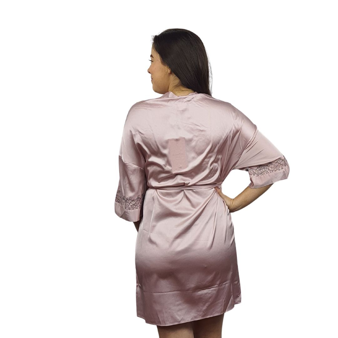 Bata de Pijama Vero Moda Rosa Vieja Style VIVA 3/4 ROBE(HOMEWEAR)