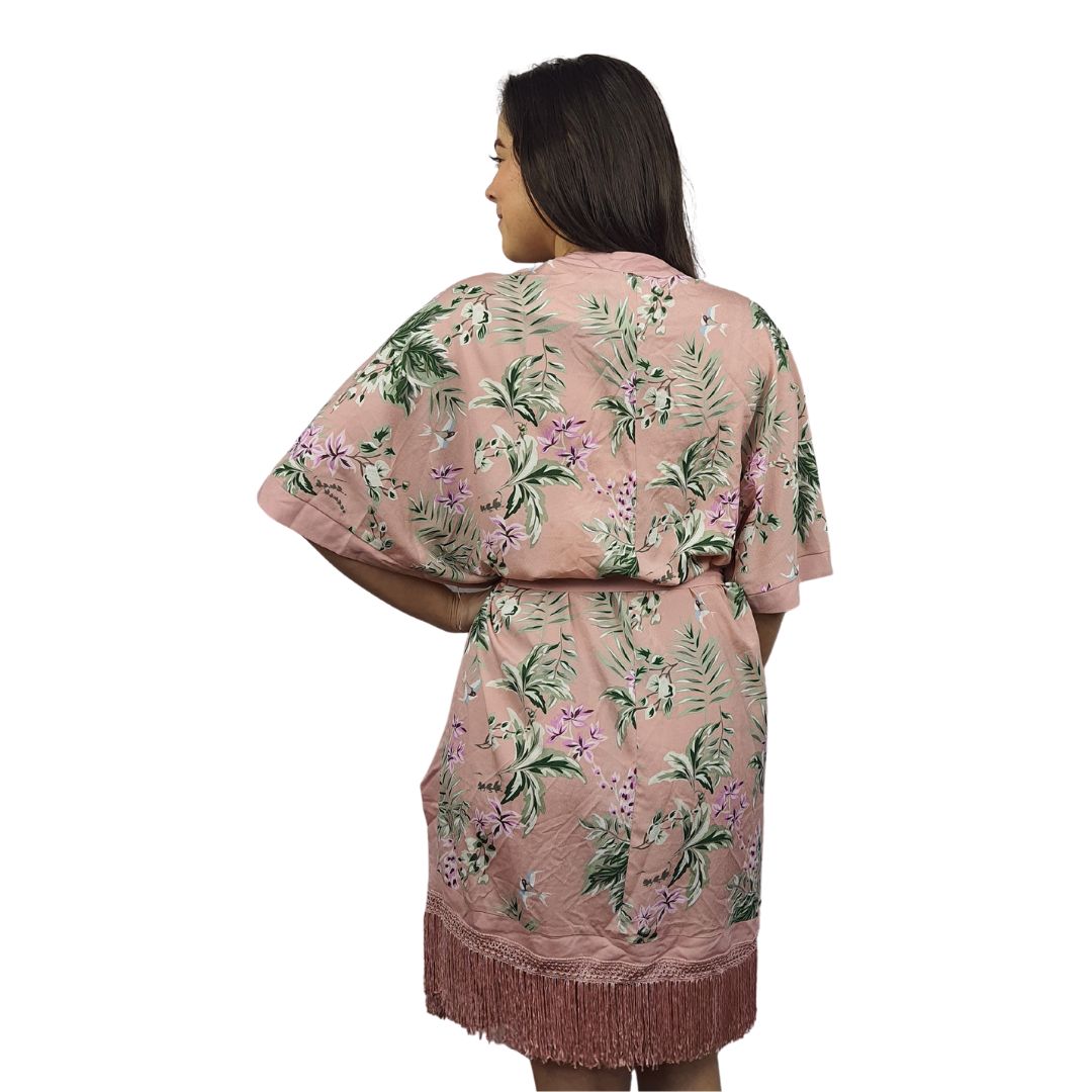 Bata de Pijama Vero Moda Rosado Style JULIE 1/2 ROBE(HOMEWEAR)