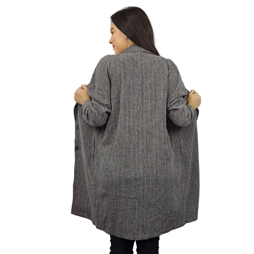 Blazer Vero Moda Gris Style ROSE 3/4 BLAZER(VMC-NL)