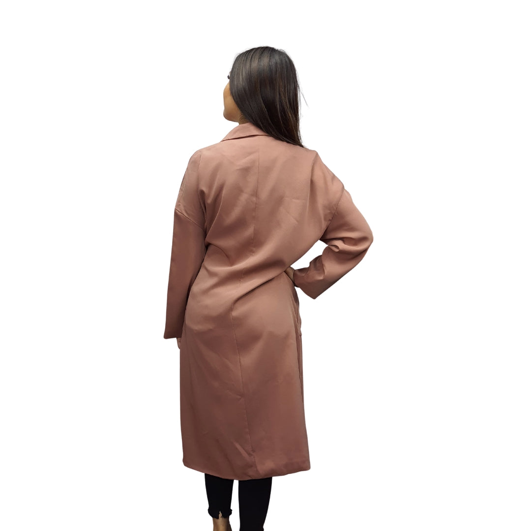 Blazer Vero Moda Rosa Vieja Style TIE L/S COAT(VMC-NR)