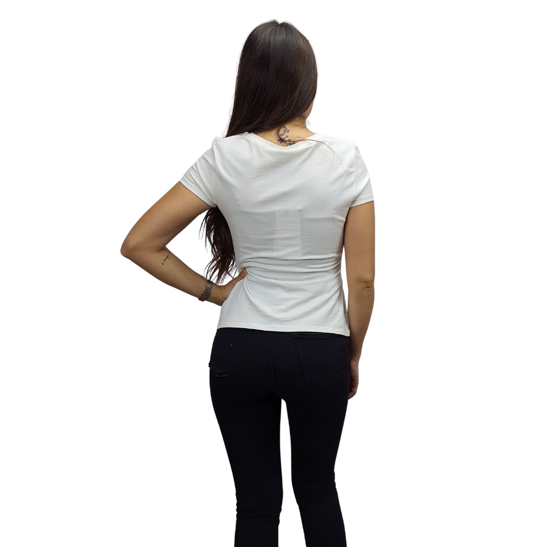Polera Vero Moda Blanco Style EIFFEL S/S TOP(NN)
