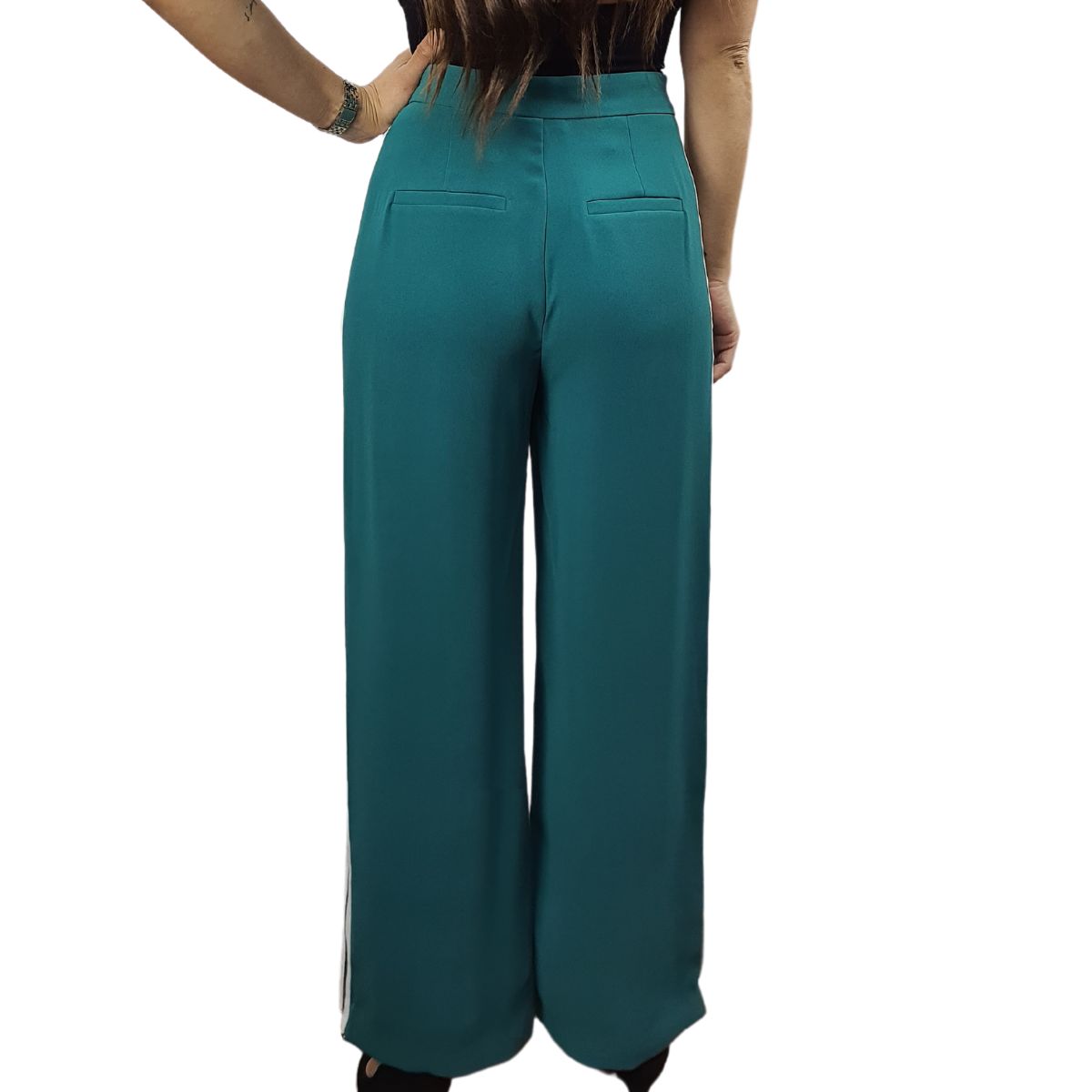 Pantalon Vero Moda Verde Style AZALEA 9/10 STRAIGHT PANTS(SL)