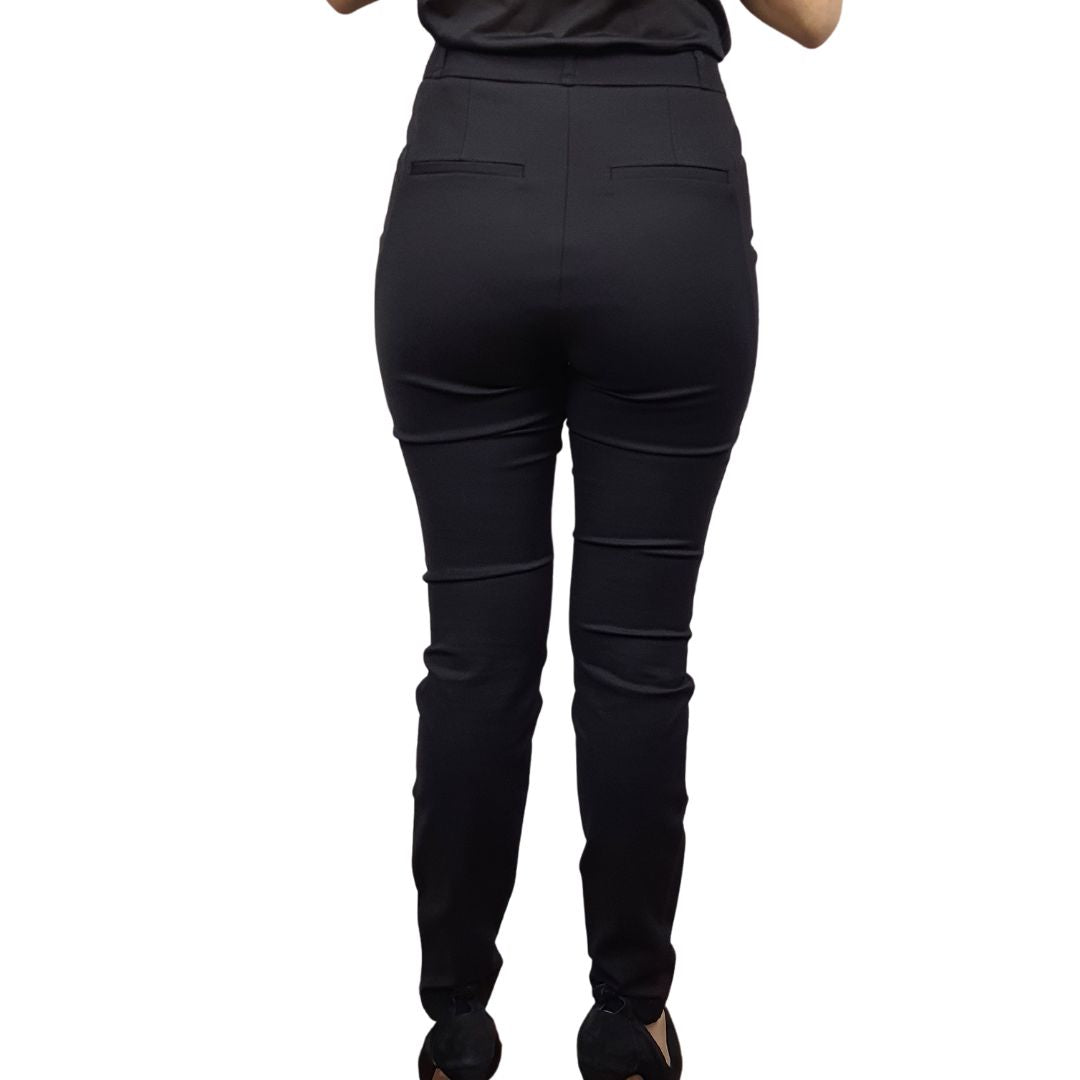 Pantalon Vero Moda Negro Style FREDA X-SLIM PANTS H(VMC-BT)