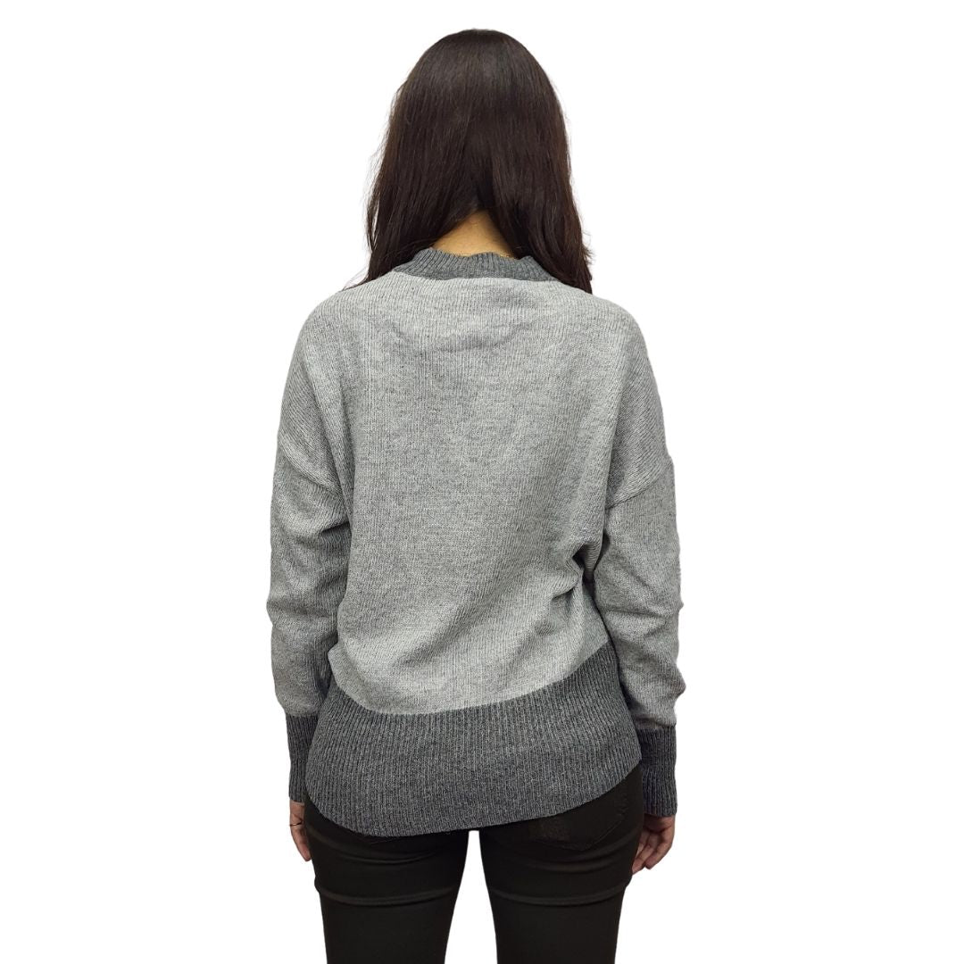 Sweater Vero Moda Gris Style SENTA L/S KNIT(MW-CT-2)