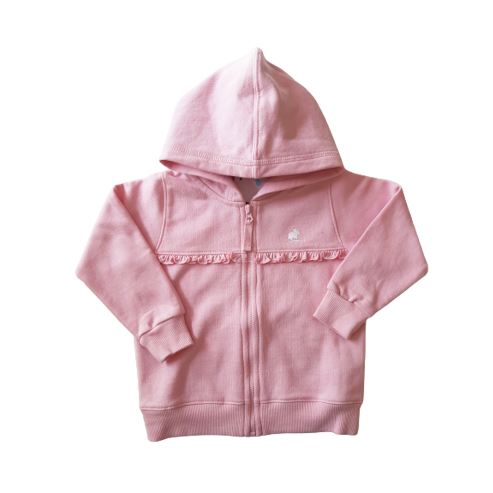 Cardigan Babycottons Girld Kanga Rosado
