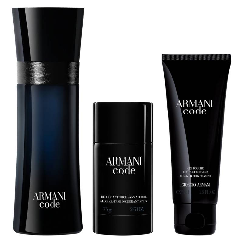 Estuche Armani Code 75ml + 15ml + 75ml Gel De Duche Edt Hombre
