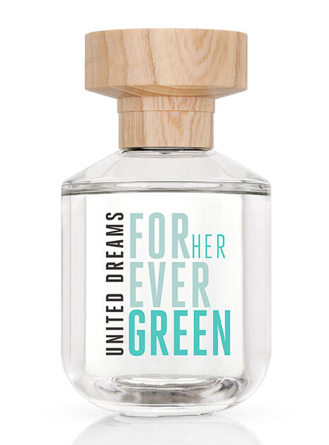 United Dreams Forever Green Benetton Edt 80Ml Mujer Tester