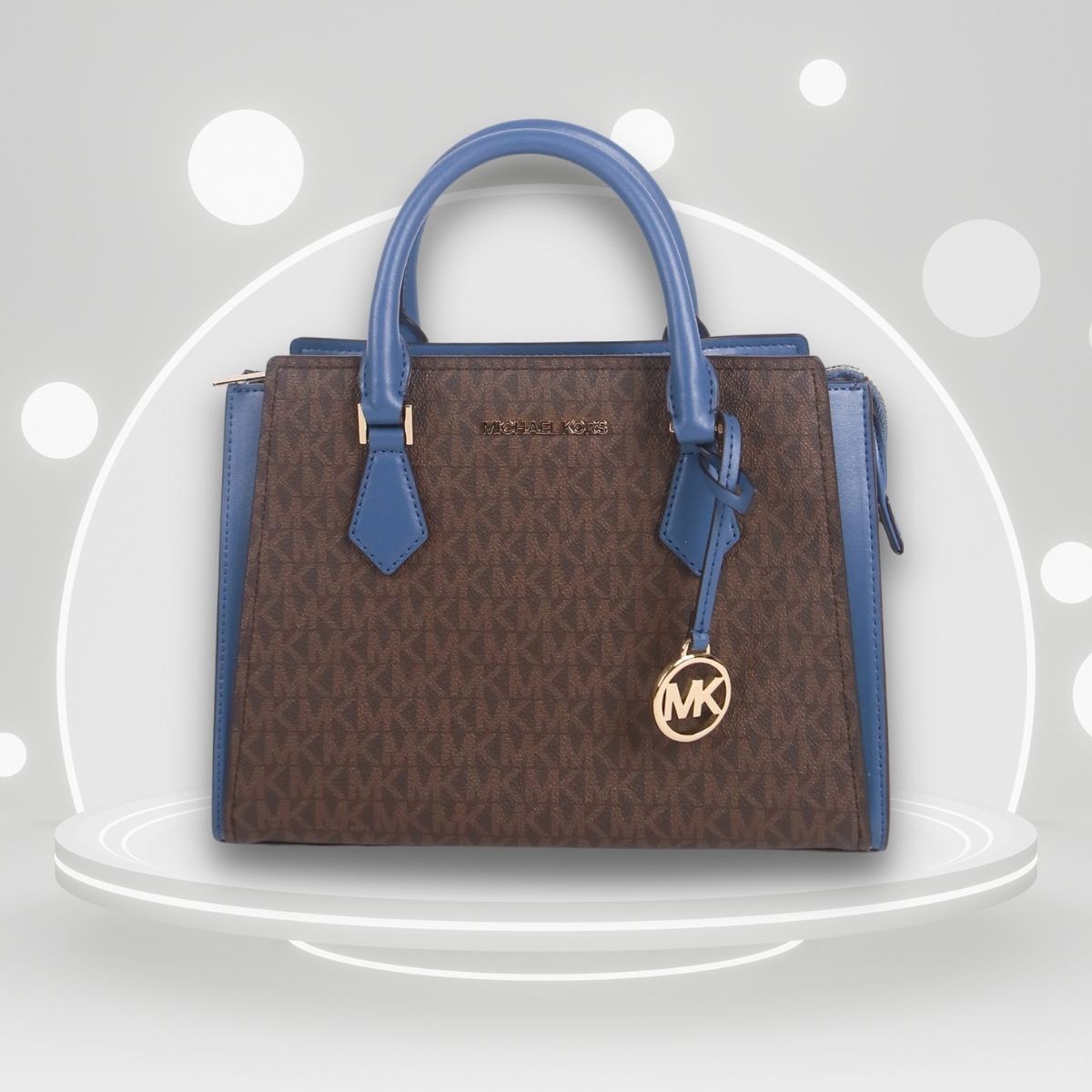 Cartera Michael Kors HOPE Messenger Md Dk Chbry MltColor DK CHBRY