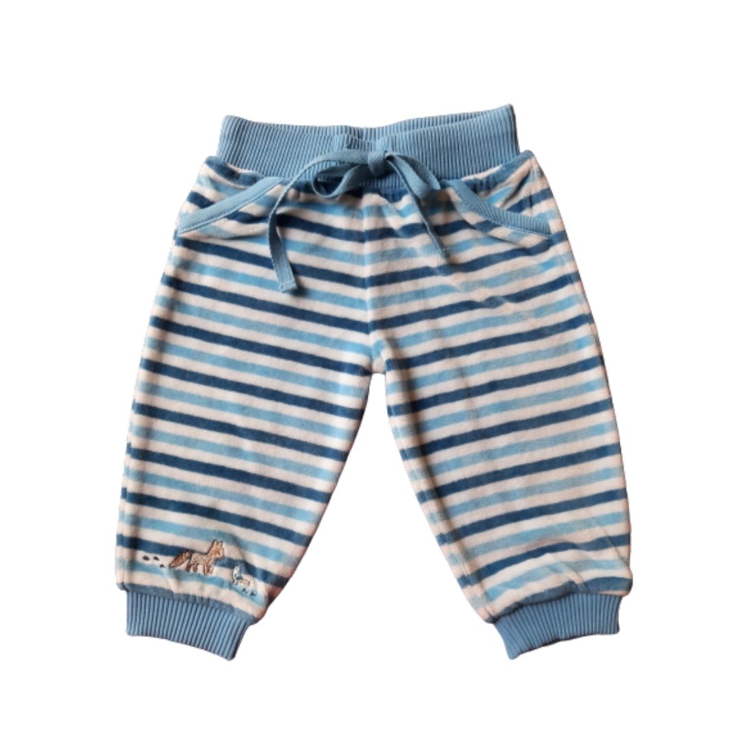 Pantalon Babycottons Winter Walk Plush Ray Azulino
