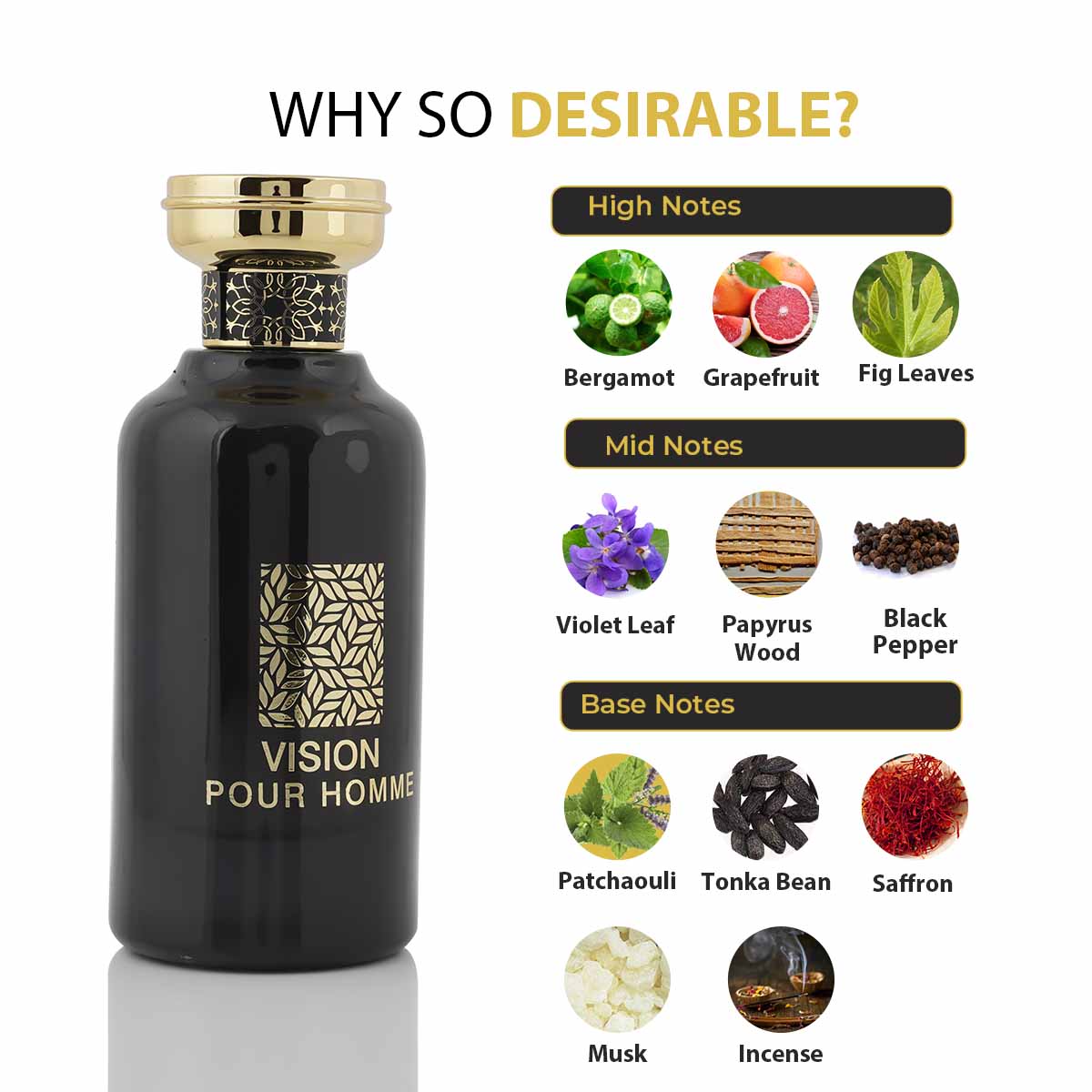 Vision Pour Homme Edp 100Ml Hombre Rihanah