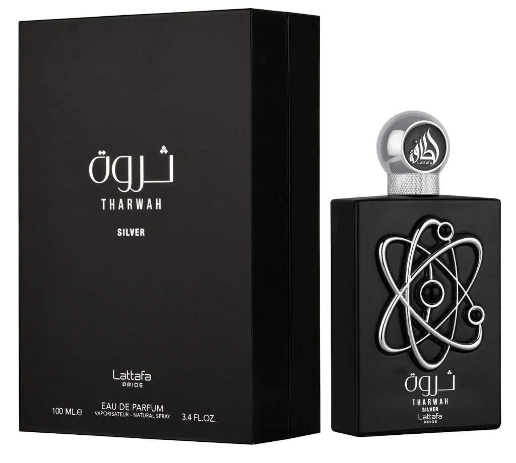 Pride Tharwah Silver 100Ml Edp Unisex Lattafa Perfume- Inspirado en Y Le Parfum