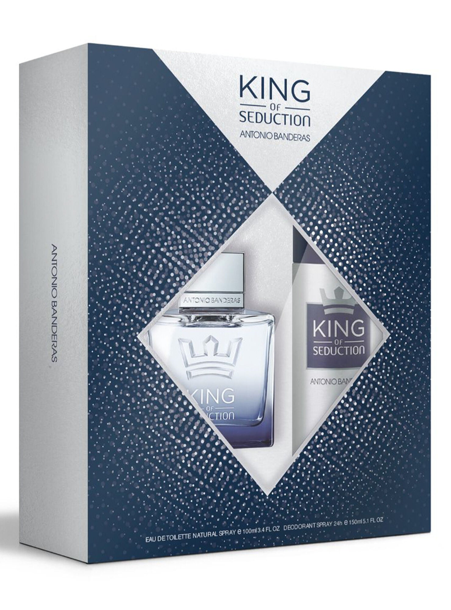 Estuche King Of Seduction EDT 100ml Deo150ml Antonio Banderas