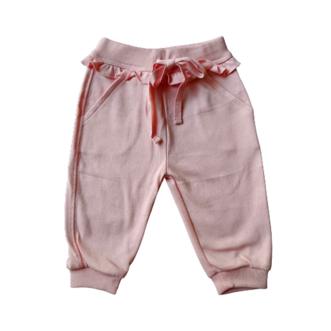 Pantalon Babycottons Sweat Girl Pima Intlck Rosa