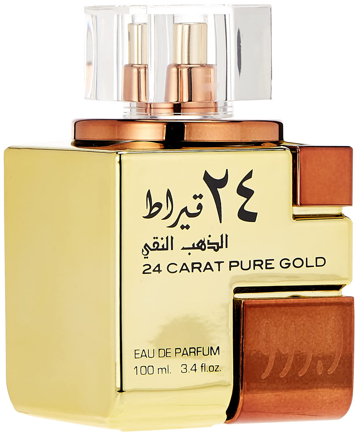 24 Carat Pure Gold 100Ml Edp Unisex Lattafa Perfume- Inspirado En Nepal Aoud Montale