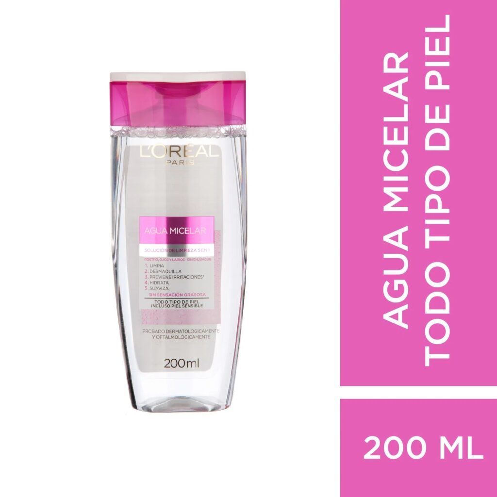Agua Micelar 5 En 1 Hidra-Total 5 200 ml L'Oréal Paris