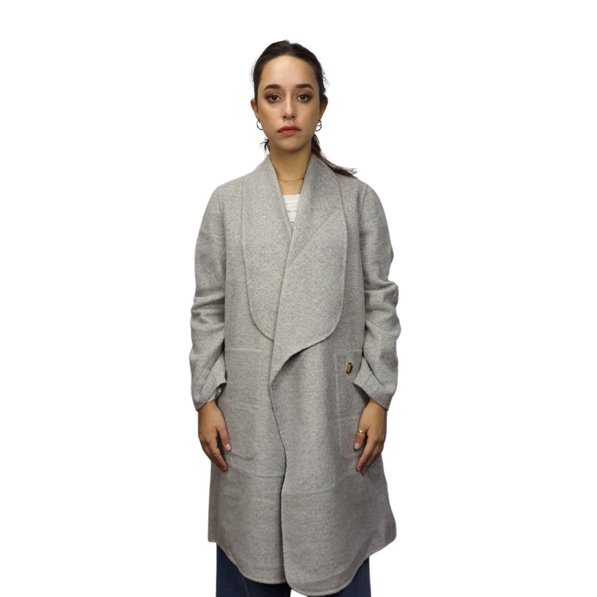 Blazer Vero Moda Gris Style YODA 9/10 DF WOOL COAT(VMC-NL)