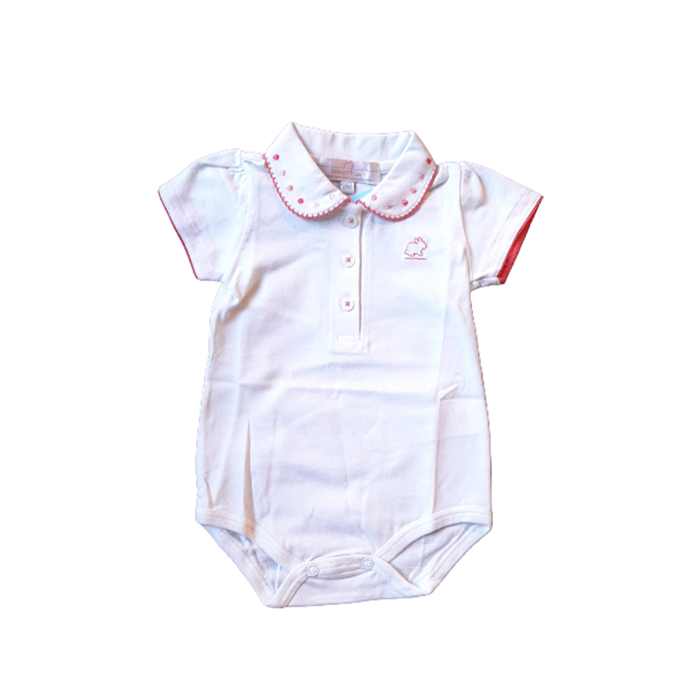 Body Babycottons C/BB Drops Mc Blanco