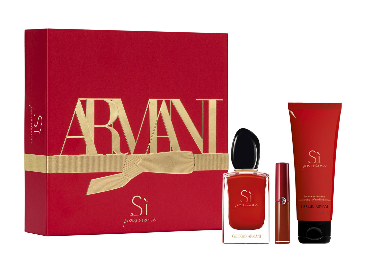 Estuche Armani Si Passione EDP 50ml +75ml + Mini Lip Maestro Mujer